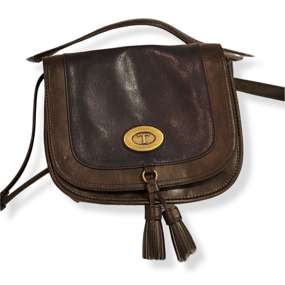 Tignanello Handbags - Tignanello Genuine Leather Crossbody Bag